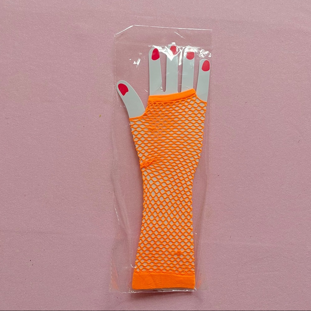 Neon / Electric Orange Fishnet Sleeves 🧡🧡🧡